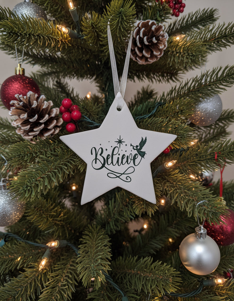 Decorative Ceramic Christmas Hanging Ornament