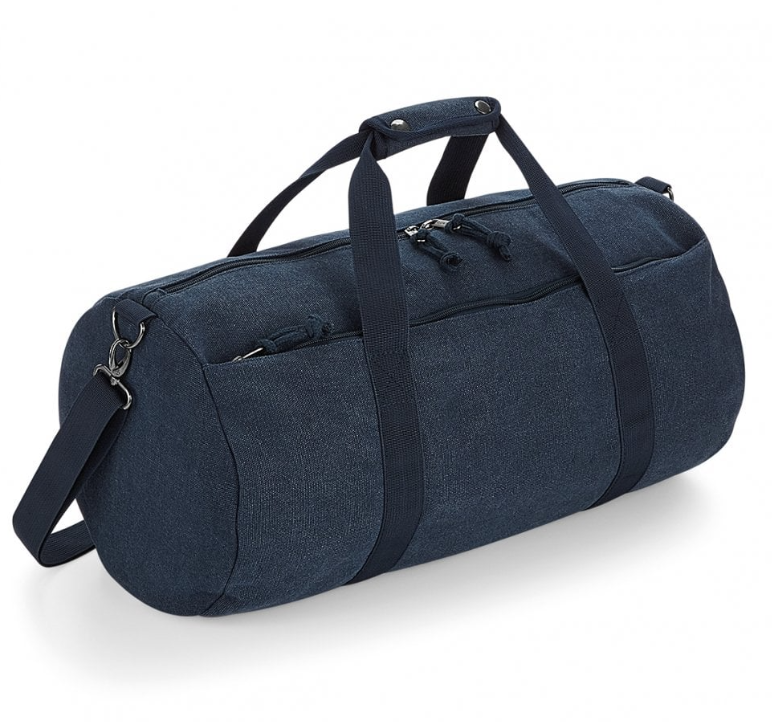 Poppy Cotton Barrel Bag - Medium