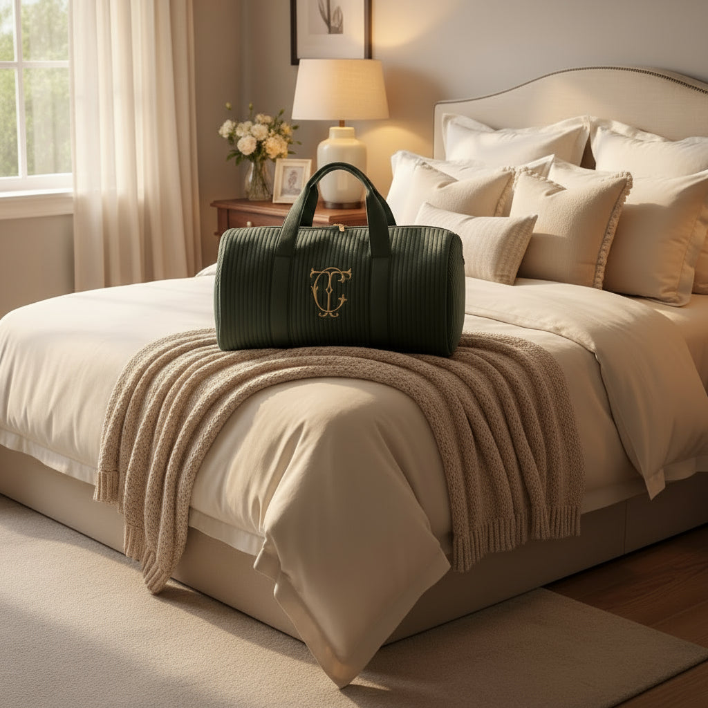 Quilted Barrel Bag - Medium