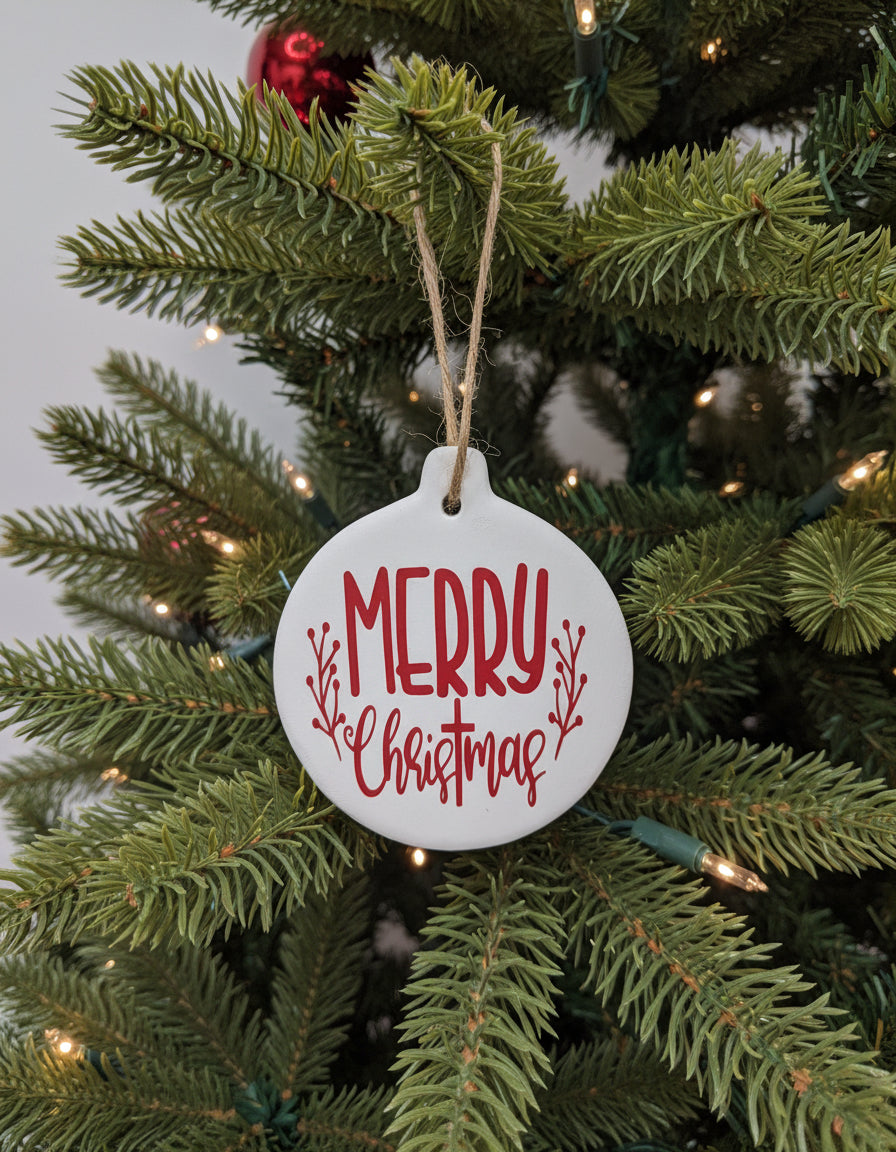 Decorative Ceramic Christmas Hanging Ornament