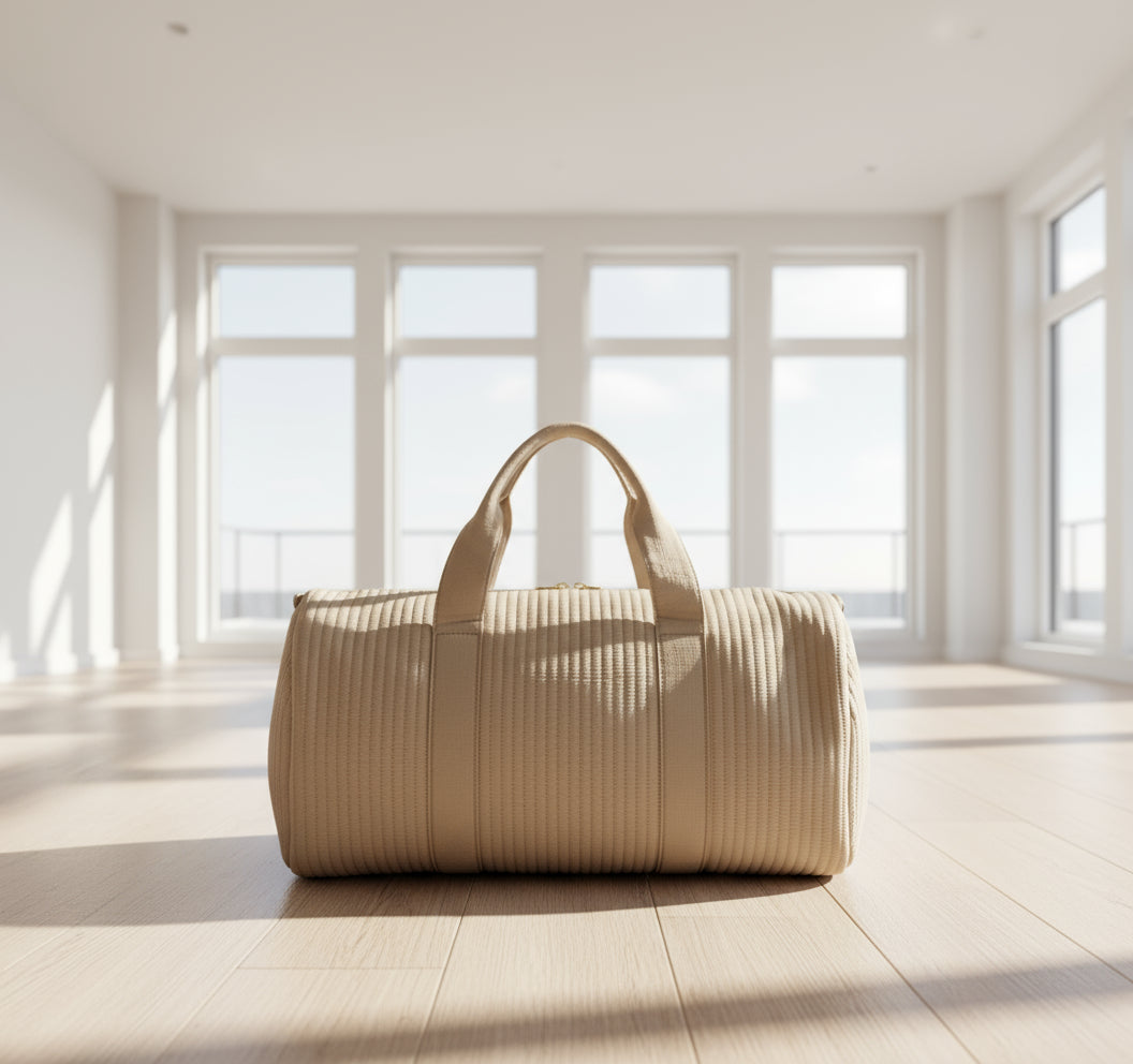 Quilted Barrel Bag - Medium