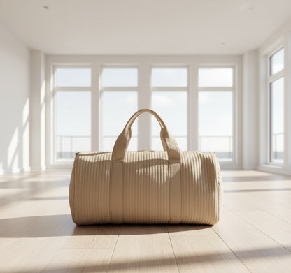 Quilted Barrel Bag - Medium