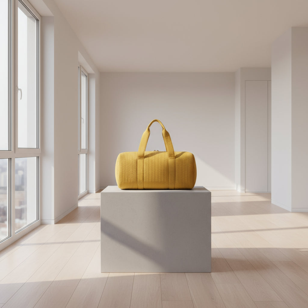 Quilted Barrel Bag - Medium