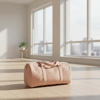 Quilted Barrel Bag - Medium