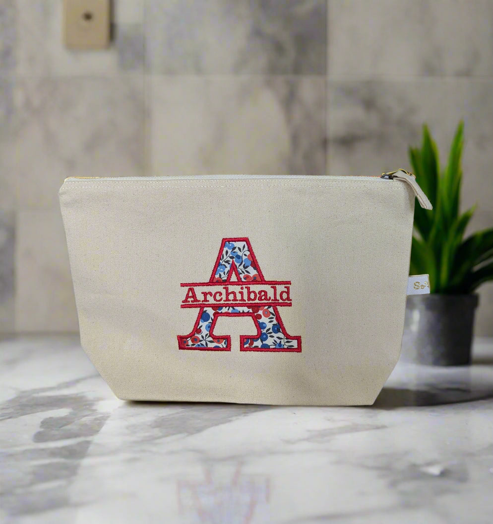 Poppy (plain) Toiletry Bag - Medium